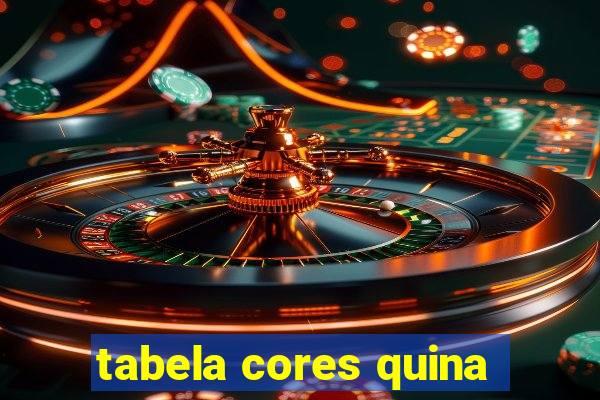 tabela cores quina